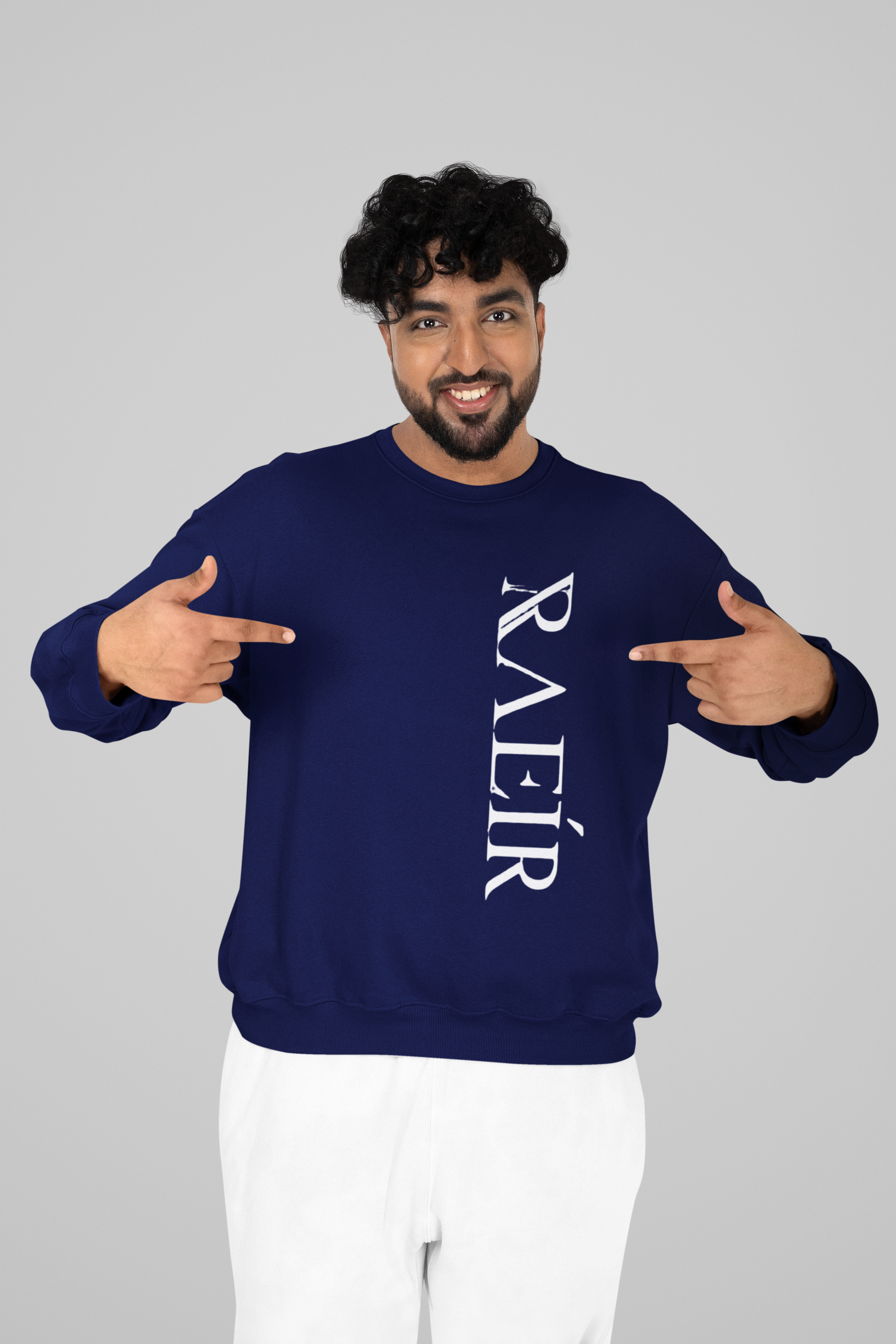 RAEÍR Men Crew Neck Sweatshirt