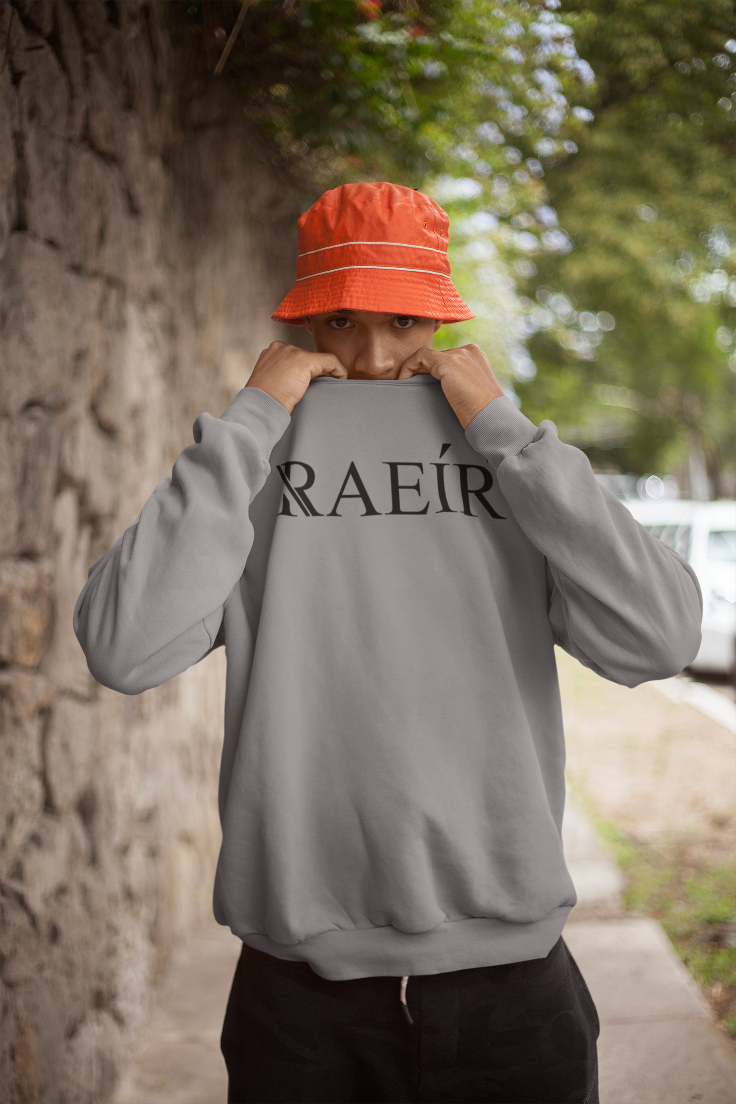 RAEÍR Men Crew Neck Sweatshirt